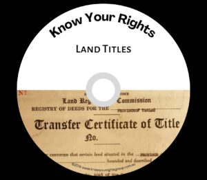 Land Titles Disc